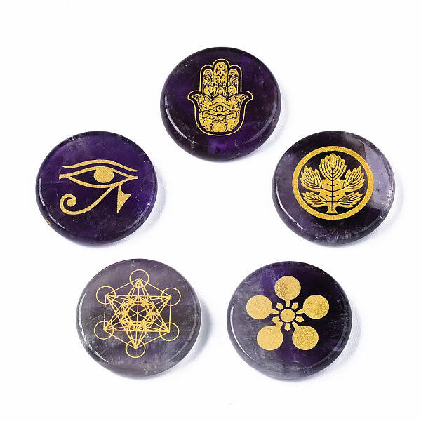 Natural Amethyst Cabochons