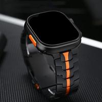 Titanium Alloy Watch Bands (Band Only), Fashionable Watch Band for iWatch Ultra 2/1 Series 10 9 7 8 6 5 4 SE, Business Watch ...