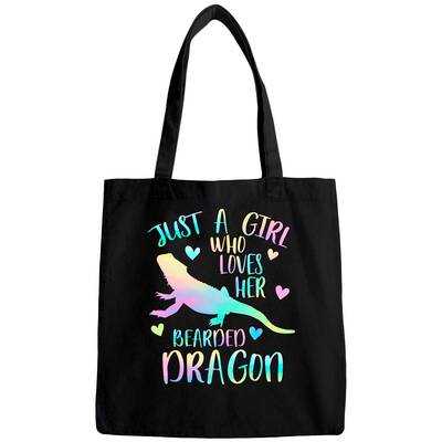 Just A Girl Who Loves Her Bearded Dragon Dragons Bags