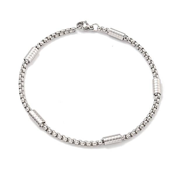 Tarnish Resistant 304 Stainless Steel Box Chain Bracelets for Women