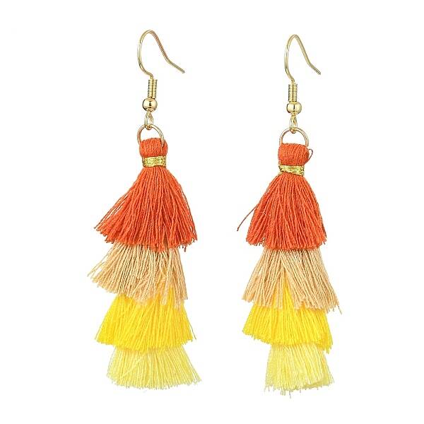 Colorful Tassel Pendants Dangle Earrings for Women