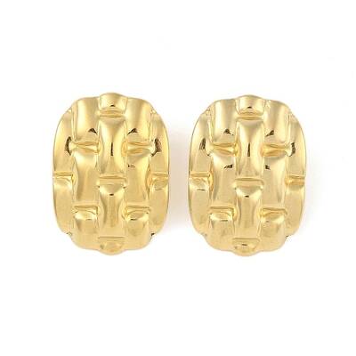 Ion Plating(IP) 304 Stainless Steel Stud Earrings for Women