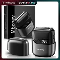 [Dealsforyoudays] Foil Shavers for Men, Mini Razor, Compact Face Shaver, IPX7 Waterproof Wet Dry Fathers Day Gift Steel Facia...