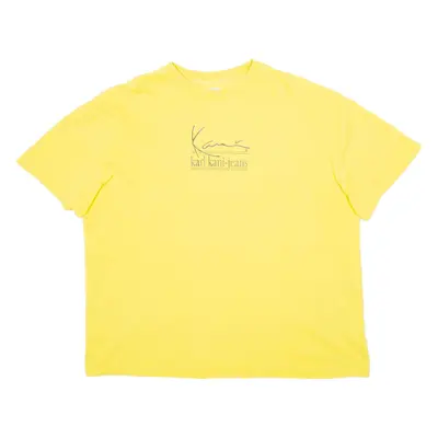 KARL KANI Mens T-Shirt Yellow XL