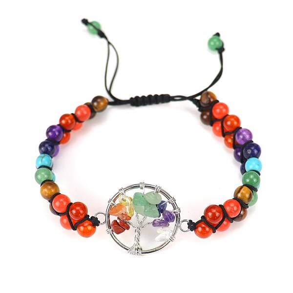 Alloy Tree of Life Link Bracelet