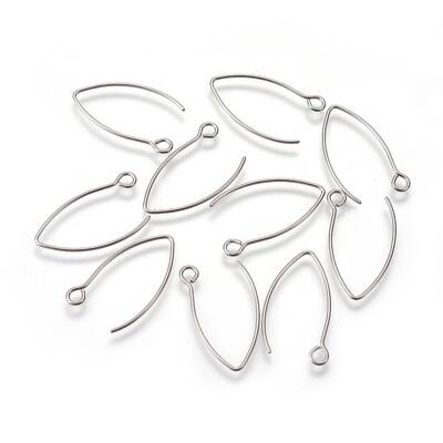 Tarnish Resistant 304 Stainless Steel Earring Hooks