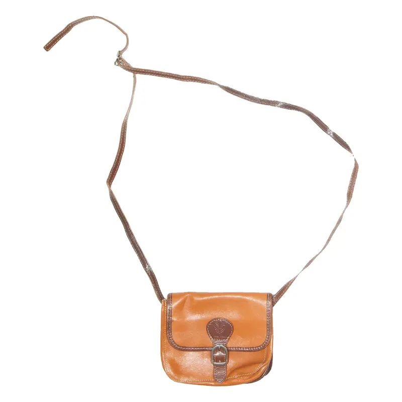 Womens Crossbody Bag Brown Leather 90s