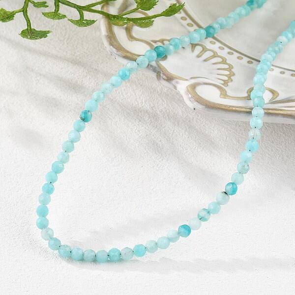 Natural Amazonite Beaded Necklaces