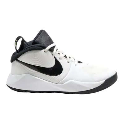 NIKE Team Hustle D9 Sneaker Trainers White Synthetic Boys UK 5