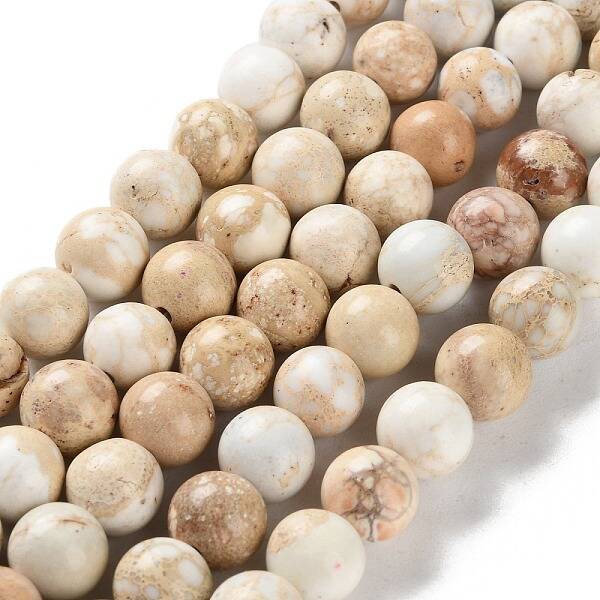 Dyed Natural Regalite/Imperial Jasper/Sea Sediment Jasper Beads Strands