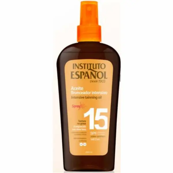Instituto Español Intensive Tanning Oil Spf15 Spray 250ml