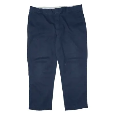 DICKIES Workwear Trousers Blue Regular Straight Mens W42 L28