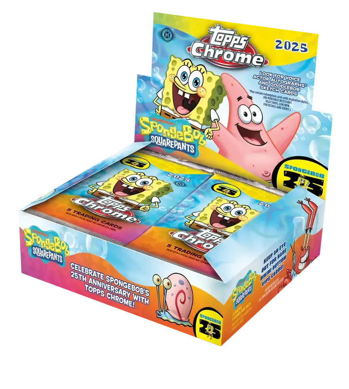 2025 Topps Chrome SpongeBob Hobby/Blaster