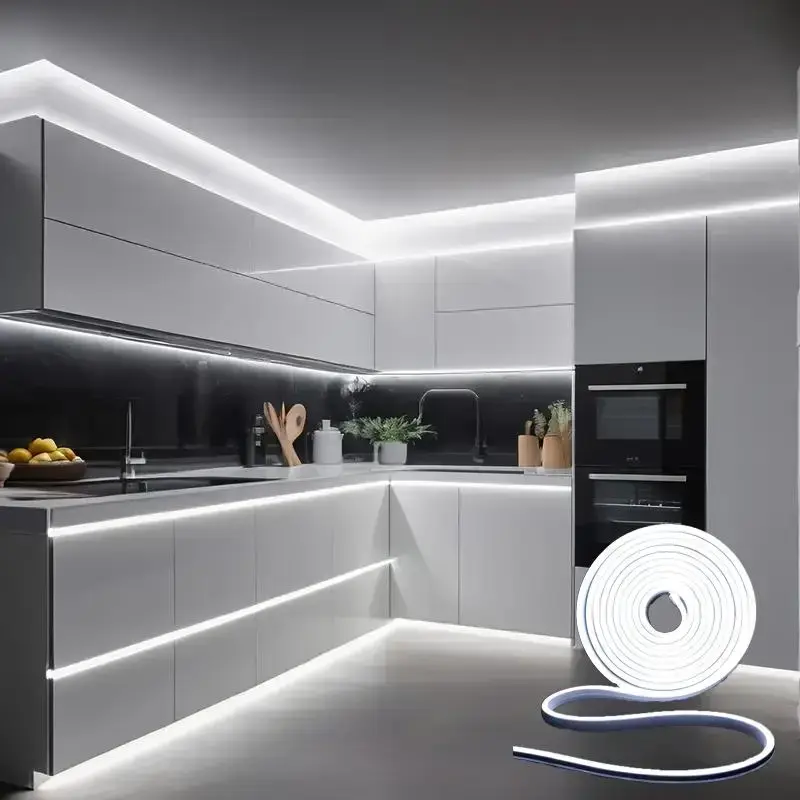 LED Neon Light Strip, 1 Count USB Powered LED Neon Light Strip, Self-adhesive LED Light Strip, Decorative Light for Home, Par...