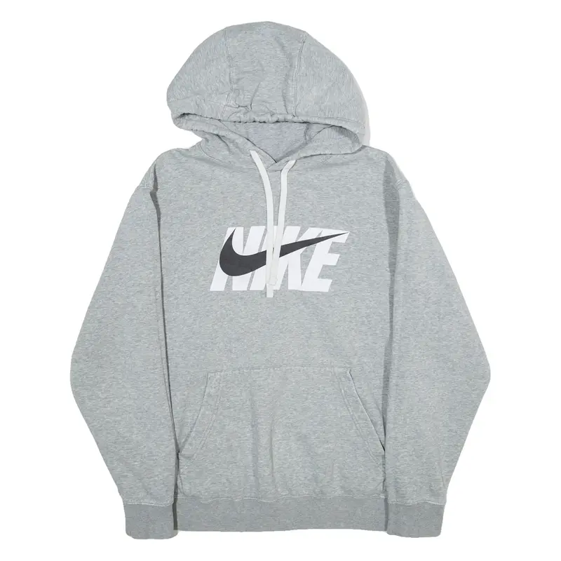 NIKE Womens Grey Hoodie M