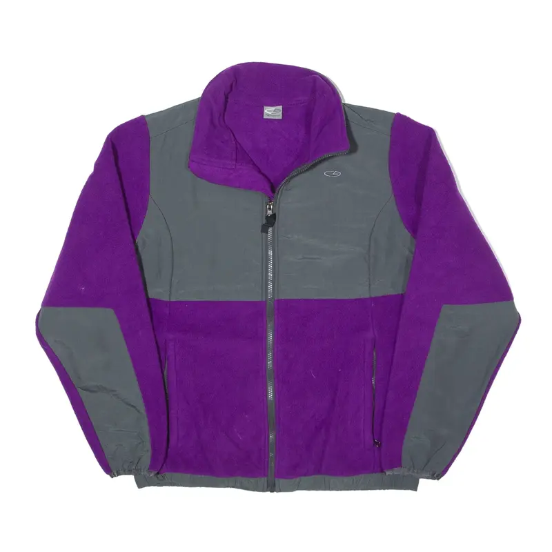 CHAMPION Fleece Jacket Purple Womens M