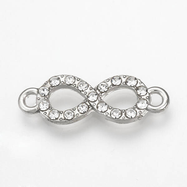 Alloy Rhinestone Links connectors