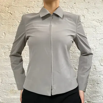 Marella Jacket - Small Grey Polyester