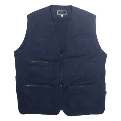 ASTROLABIO COMFORT GEAR Mens Gilet Blue L