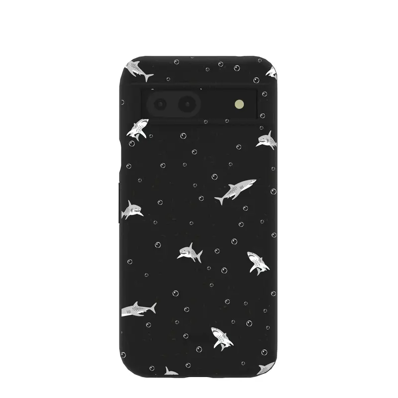 Black Lil Sharks Google Pixel 8a Case