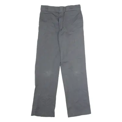 DICKIES 874 Workwear Mens Twill Trousers Grey Classic Straight W30 L32