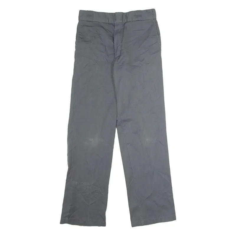 DICKIES 874 Workwear Mens Twill Trousers Grey Classic Straight W30 L32