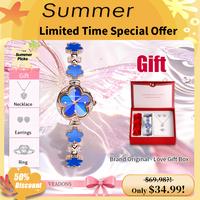 VEADONS Women's Watch Jewelry Watch 50% Off Promotion Fashion Elegant Waterproof Authentic summer ring ear studs necklace as ...
