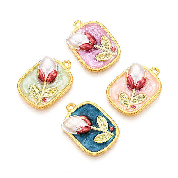 Alloy Enamel Pendants