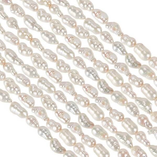 1 Strand Natural Cultured Freshwater Pearl Beads Strands
