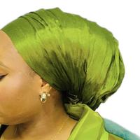 Plain Turban - Green Color, Simple Design, Ideal for Everyday Wear