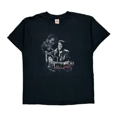 Elvis Presley Alstyle Band T-Shirt - Large Black Cotton