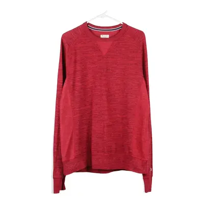 Champion Sweatshirt - Medium Red Cotton Blend