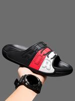Men's Colorblock Slides, Trending Sandals, Casual Comfortable Non-slip Slides for Indoor Outdoor Wear, Breathable Comfortabl...