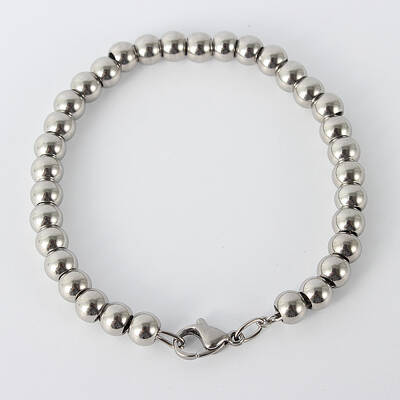 Tarnish Resistant 304 Stainless Steel Beaded Bracelets