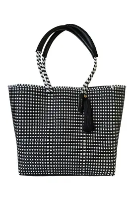 Hannah Tote Bag- Noir Blanc
