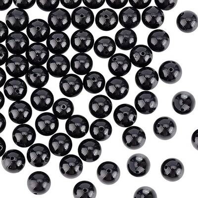 60Pcs Grade A Natural Tourmaline Round Beads