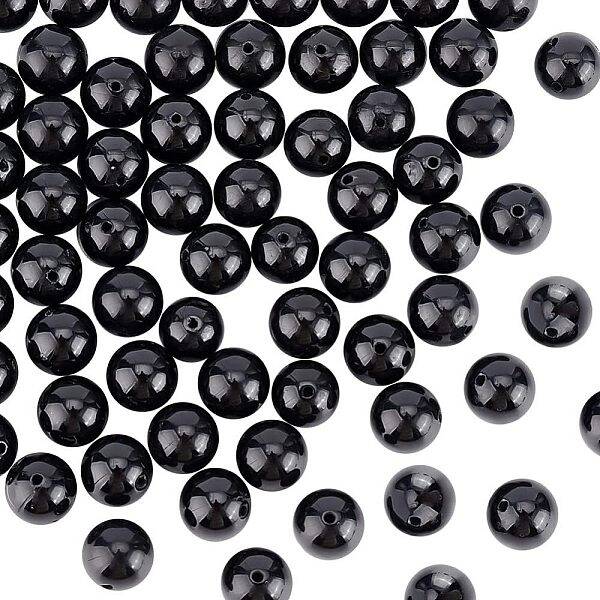 60Pcs Grade A Natural Tourmaline Round Beads