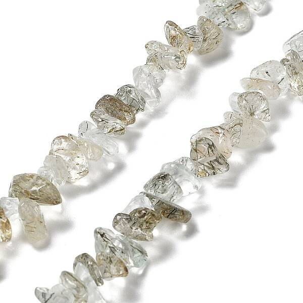 Natural Rutilated Quartz Beads Strands