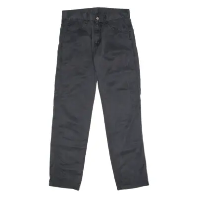 CARHARTT WIP Skill Mens Twill Trousers Black Slim Straight W31 L32