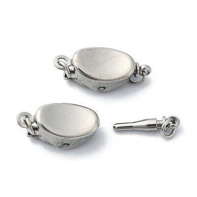 Tarnish Resistant 304 Stainless Steel Box Clasps