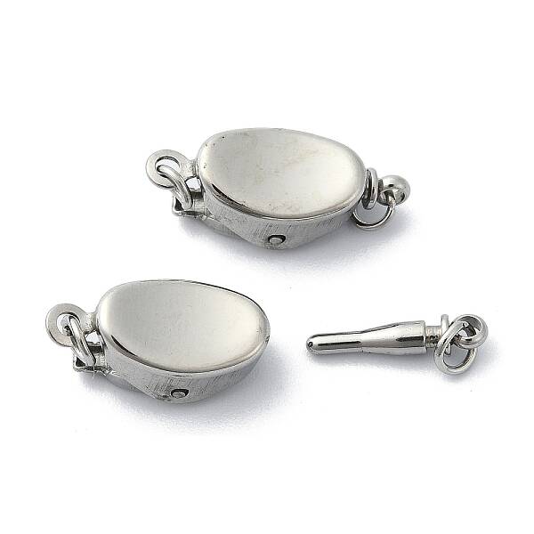 Tarnish Resistant 304 Stainless Steel Box Clasps