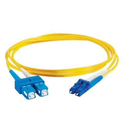 37472 C2G 20M 9/125 Lc-Sc Duplex Single-Mode Fiber Optic Os2 Cable
