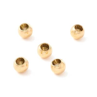 Ion Plating(IP) 202 Stainless Steel Beads