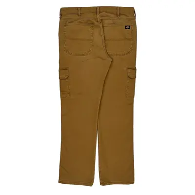 Flex Dickies Cargo Trousers - 36W 31L Brown Cotton Blend | Size: 36″ waist