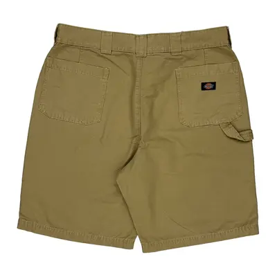 Dickies Carpenter Shorts - 40W 10L Khaki Cotton | Size: 40″ waist