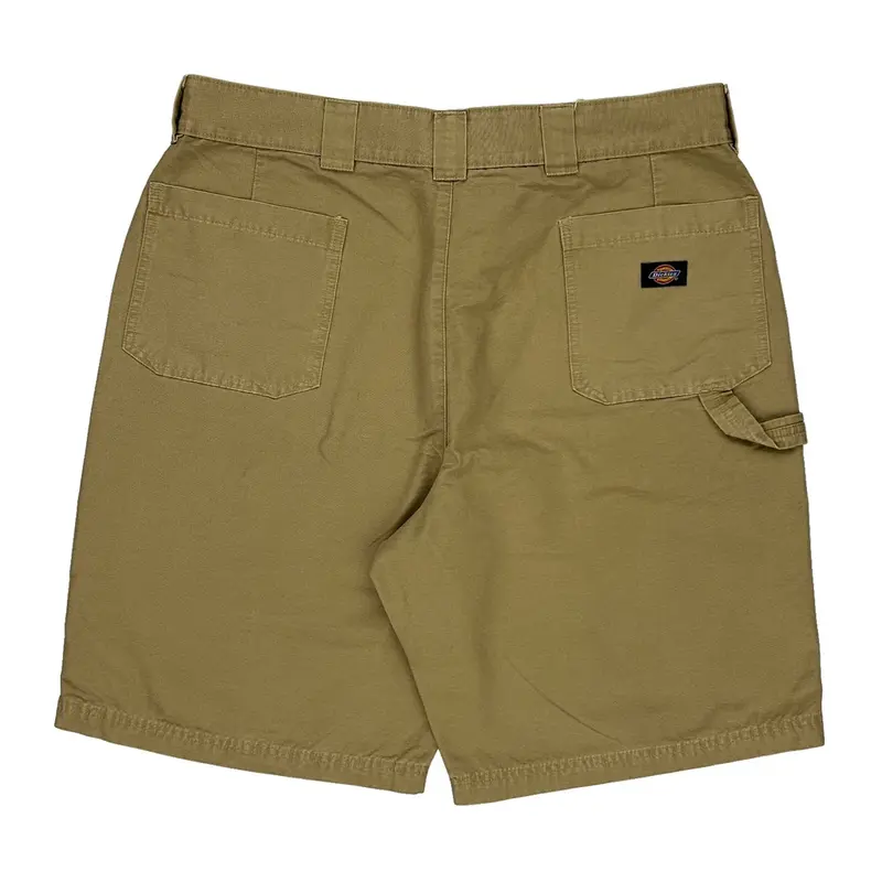 Dickies Carpenter Shorts - 40W 10L Khaki Cotton | Size: 40″ waist