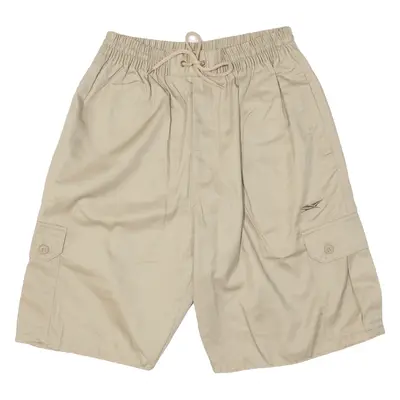 EXPLORER Mens Utility Shorts Beige 90s M W28