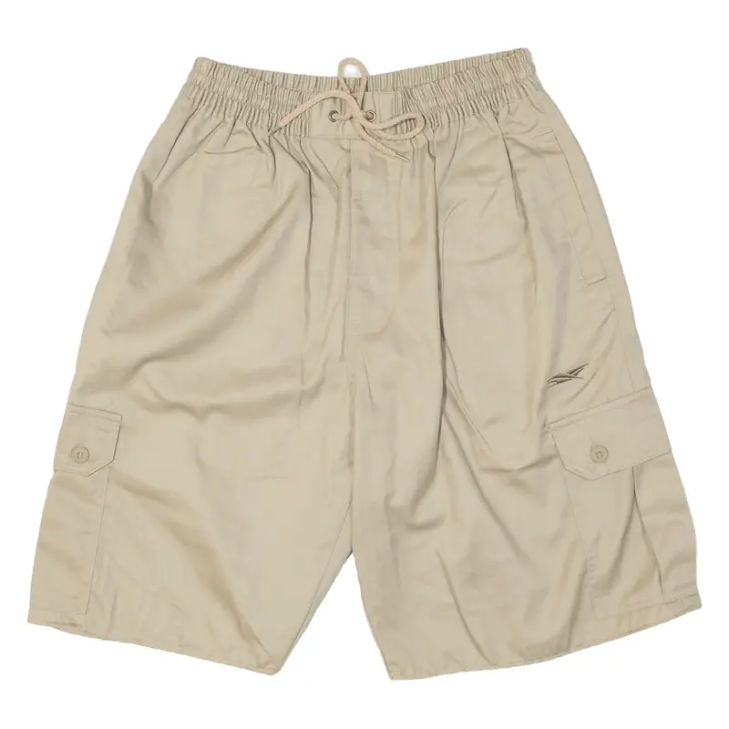 EXPLORER Mens Utility Shorts Beige 90s M W28