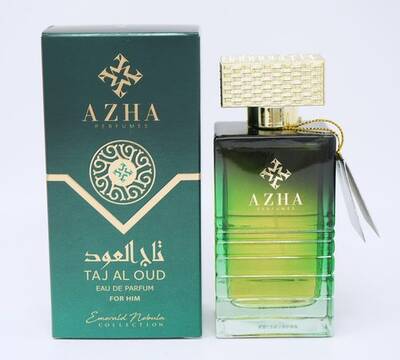 Azha Taj Al Oud Cologne for Men - Eau de Parfum Spray 3.3 oz