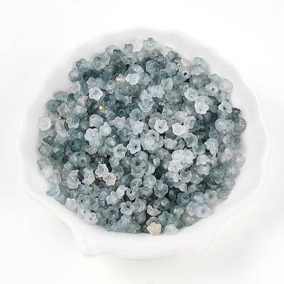 Frosted Transparent Acrylic Beads